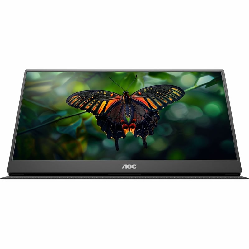 AOC 16E10 - 15.6IN PORTABLE MONITOR, LED, FHD (1920X1080), USB-C - Thumbnail 1