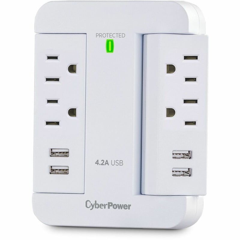 CyberPower GP400U4AWH Home Office - Outlet Surge with 500 J - Thumbnail 5