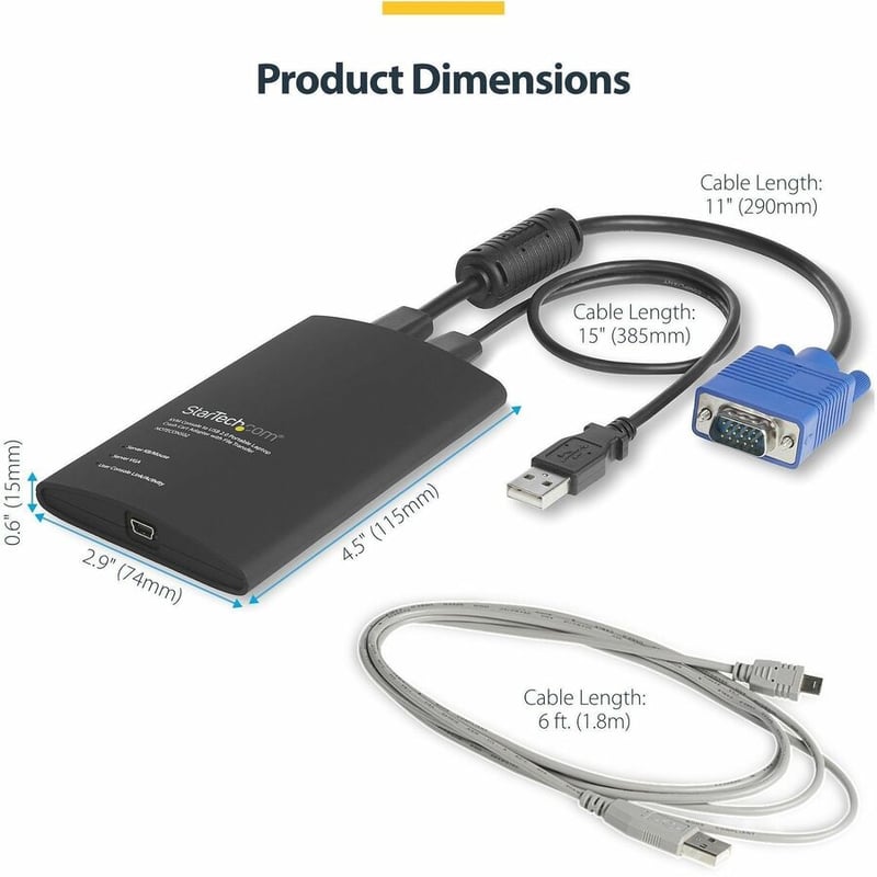 StarTech.com USB Crash Cart Adapter with File Transfer & Video Capture at 1920 x1200 60Hz