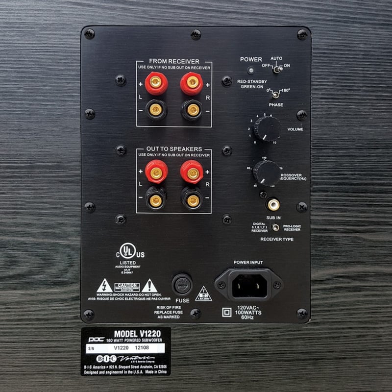 ONE-WAY, AMPLIFIED DUAL-INPUT 8-INCH C - Thumbnail 4