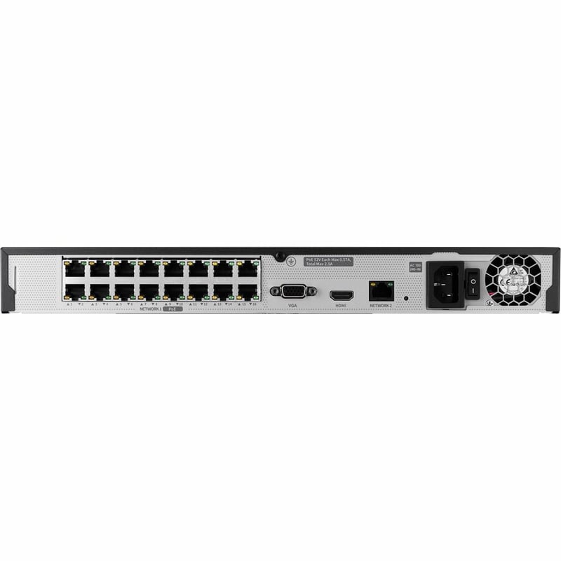 16CH A-SERIES POE NVR 6TB 80MBPS NETWORK CAMERA RECORDING - Thumbnail 3