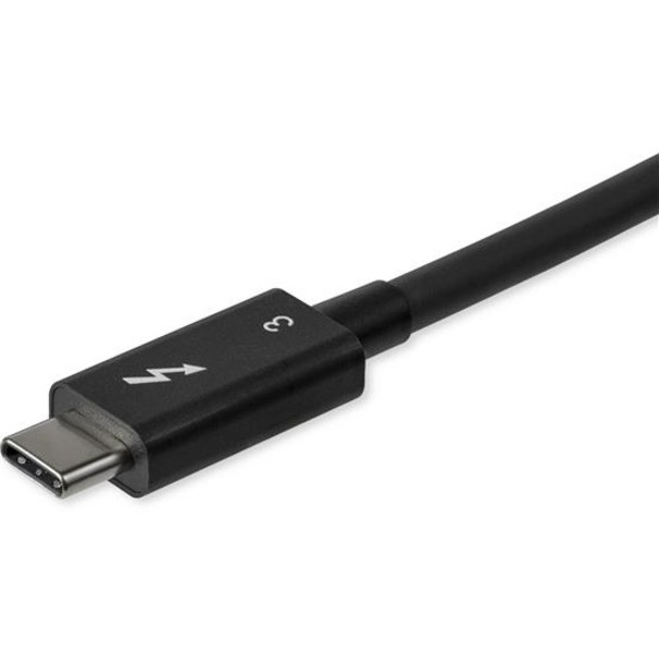 StarTech.com 2.6ft (80cm) Thunderbolt 3 Cable, 40Gbps, 100W PD, 4K/5K Video, Thunderbolt-Certified, Compatible w/ TB4/USB 3.2/DisplayPort - Thumbnail 5