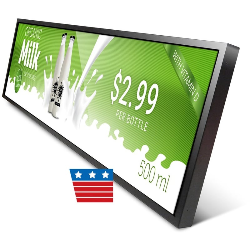 GVision S37AE - 37" Digital Signage Stretched Bar Monitor TAA Compliant - Thumbnail 5