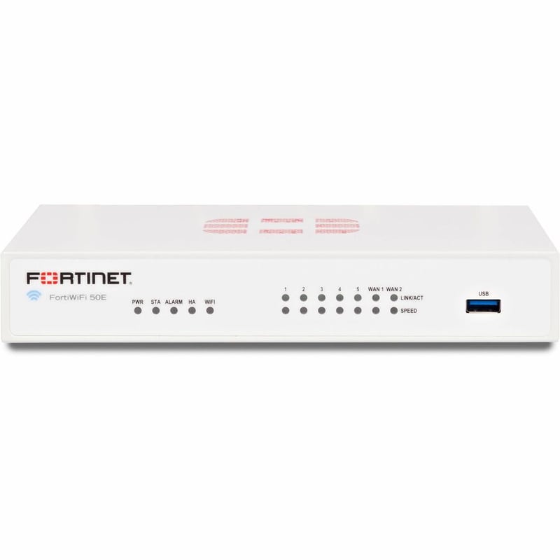 Fortinet FortiWifi FWF-50E Network Security/Firewall Appliance - Thumbnail 3