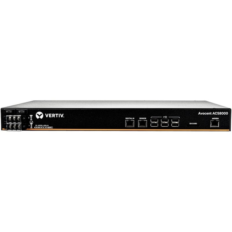48-Port ACS8000 Console System with dual DC Power Supply and analog modem, non-TAA - Thumbnail 1