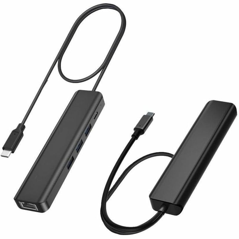 USB C DOCK TRIPLE 3 X USB3.0 1 X GIGABIT 10/100/1000 100W PD - Thumbnail 5