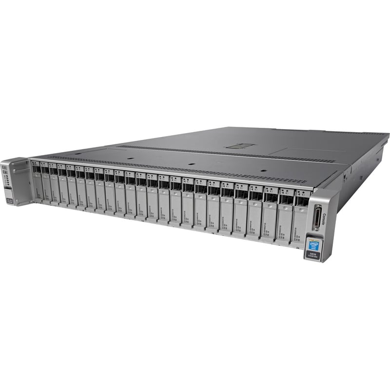 Cisco C240 M4 2U Small Form Factor Server - 2 Xeon E5-2630 v3 2.40 GHz - vPro Technology - 128 GB RAM - Serial ATA/600 Controller - Thumbnail 3