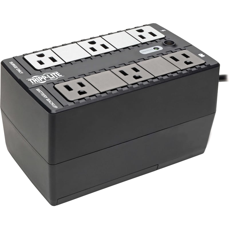 Tripp Lite by Eaton UPS 350VA 210W Desktop Wall Mount PC / MAC Battery Back Up Compact 50/60Hz 120V 6 Outlets 5-15P - Thumbnail 1