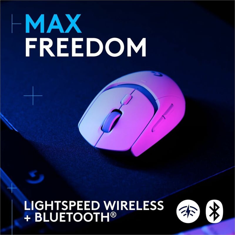 G309 LIGHTSPEED GAMING MOUSE WHITE - Thumbnail 3
