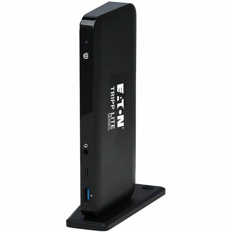 Tripp Lite by Eaton USB-C Dock Triple Display - 4K 60 Hz HDMI/DisplayPort USB 3.x Gen 2 (10Gbps) USB-A/USB-C Hub GbE 85W PD Charging Black - Thumbnail 4