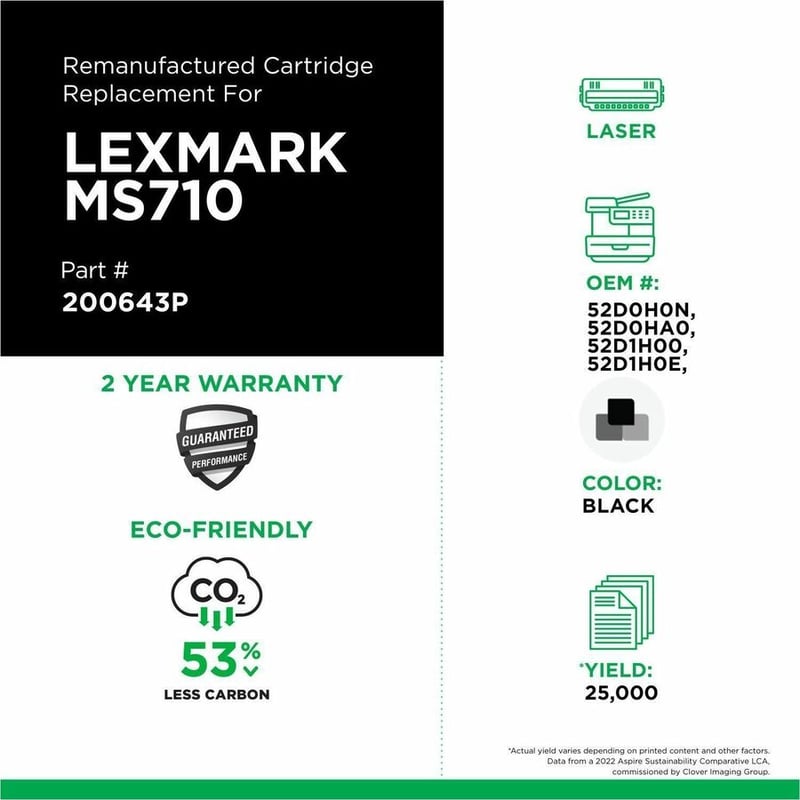 WEST POINT LEXMARK MS710 TNR HY. - Thumbnail 3
