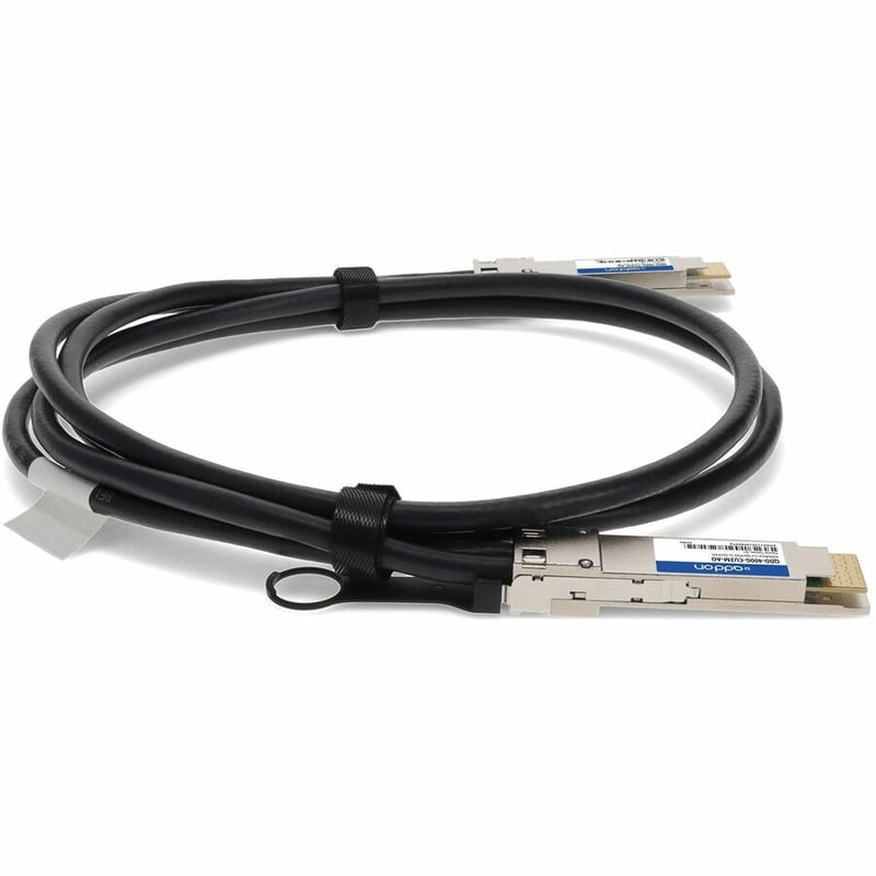 AddOn Cisco&reg; QDD-400G-CU2M Compatible TAA Compliant 400GBase-CU QSFPDD Direct Attach Cable (Passive Twinax, 2m) - Thumbnail 5