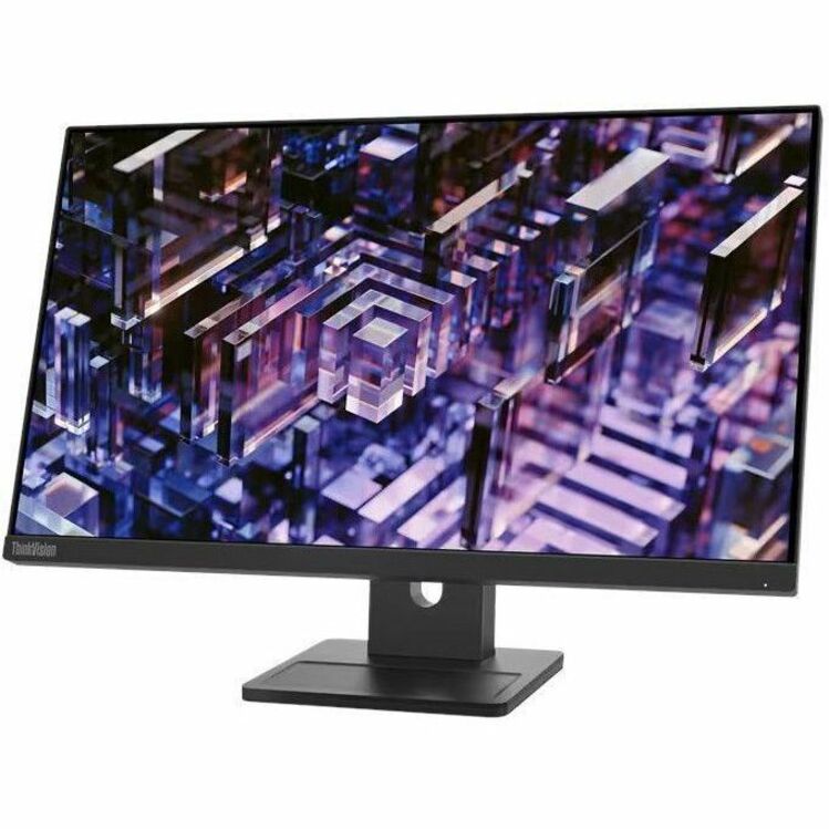 Lenovo ThinkVision E24q-30 24" Class WQHD LED Monitor - 16:9 - Raven Black - Thumbnail 3
