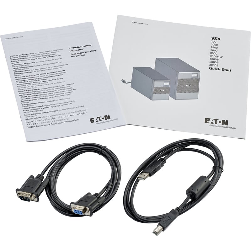 Eaton 9SX 1000VA 900W 120V Online Double-Conversion UPS - 6 NEMA 5-15R Outlets, Cybersecure Network Card Option, Extended Run, Tower - Thumbnail 3