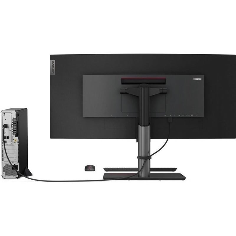 Lenovo ThinkCentre M90s Gen 3 11TT000FUS Desktop Computer - Intel Core i7 12th Gen i7-12700 Dodeca-core (12 Core) - 16 GB RAM DDR5 SDRAM - 256 GB NVMe M.2 PCI Express PCI Express NVMe 4.0 x4 SSD - Small Form Factor - Black - Thumbnail 4