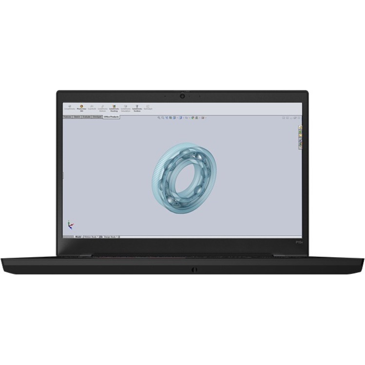 Lenovo ThinkPad P15v Gen 3 21D8003HUS 15.6" Mobile Workstation - Full HD - 1920 x 1080 - Intel Core i7 12th Gen i7-12700H Tetradeca-core (14 Core) 2.30 GHz - 16 GB Total RAM - 512 GB SSD - Black - Thumbnail 3