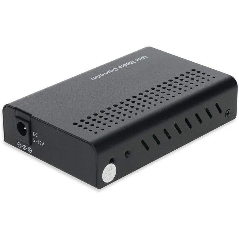 AddOn 10/100/1000Base-TX(RJ-45) x2 to 1 Open SFP Port Mini Media Converter - Thumbnail 2