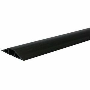 Wiremold Nonmetallic Pancake Overfloor Raceway Series - 1400 Series - 10ft Length - Black