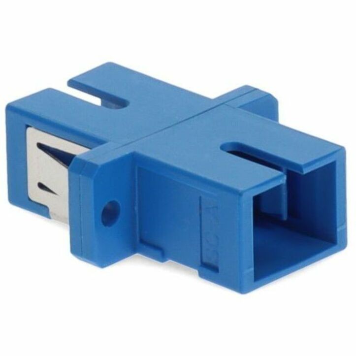AddOn SC Female to SC Female SMF OS1 Simplex Fiber Optic Adapter - Thumbnail 3
