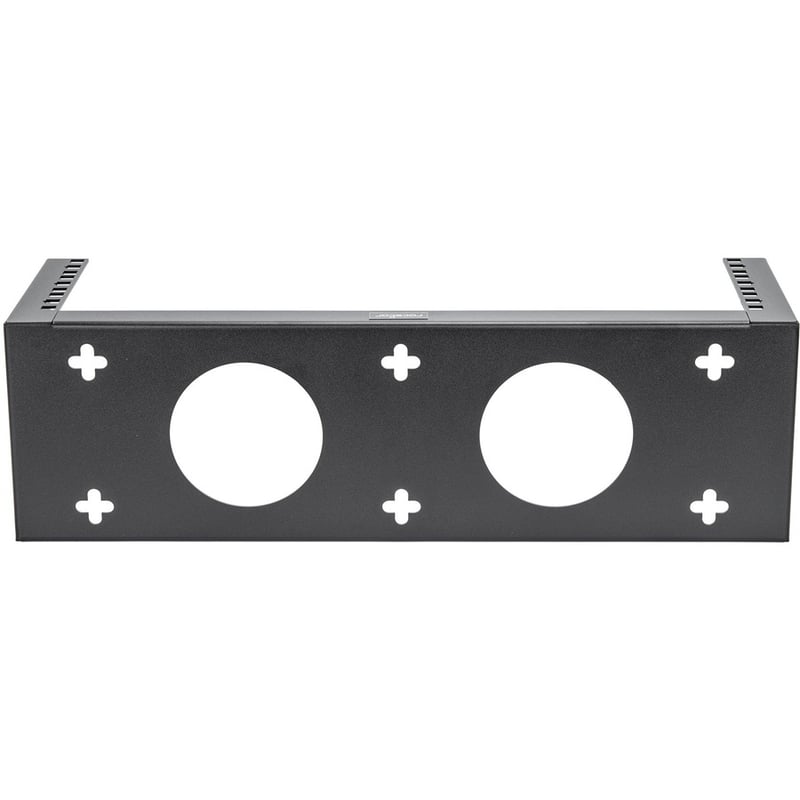 3U 19in Steel Vertical Wall Mount Rack Bracket - Thumbnail 4
