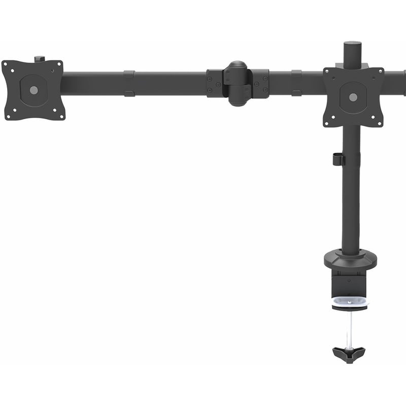 StarTech.com Desk Mount Triple Monitor Arm, 3 VESA 27" (17.6lb/8kg) Displays, Ergonomic Height Adjustable Articulating Pole Mount - Thumbnail 2