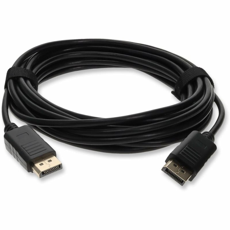 20ft DisplayPort 1.2 Male to DisplayPort 1.2 Male Black Cable For Resolution Up to 3840x2160 (4K UHD)