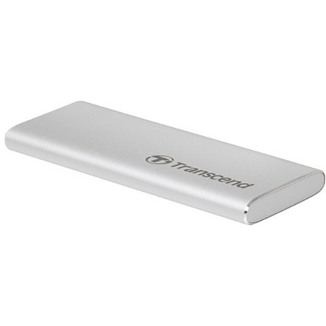 Transcend ESD260C 250 GB Portable Solid State Drive - External - Silver - Thumbnail 4