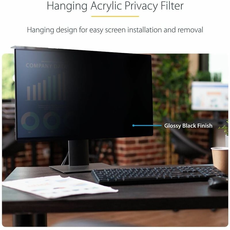 27IN MONITOR PRIVACY SCREEN - HANGING ACRYLIC FILTER/SHIELD - Thumbnail 3