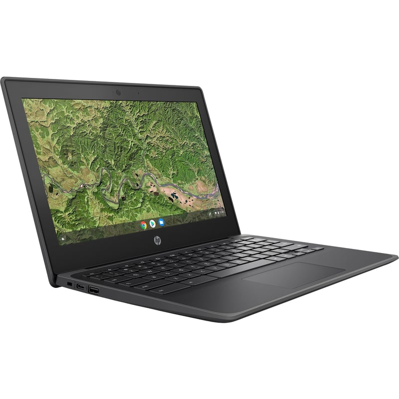 HP Chromebook 11A G8 EE 11.6" Rugged Chromebook - HD - AMD A-Series A4-9120C - 4 GB - 32 GB Flash Memory - Chalkboard Gray - Thumbnail 1