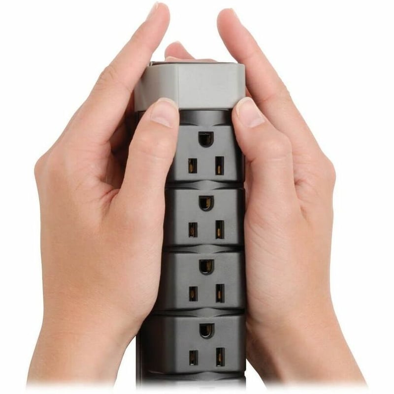 Tripp Lite by Eaton Protect It! 8-Outlet Surge Protector 6 ft. (1.83 m) Cord 2160 Joules Tel/DSL Protection Cord Clip - Thumbnail 4