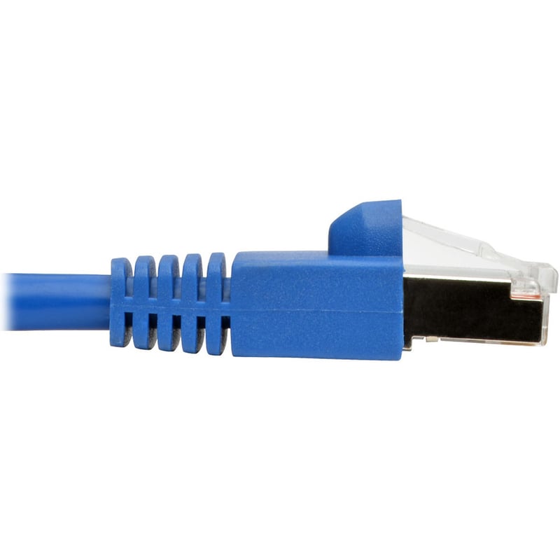 Eaton Tripp Lite Series Cat6a 10G Snagless Shielded STP Ethernet Cable (RJ45 M/M), PoE, Blue, 20 ft. (6.09 m) - Thumbnail 4