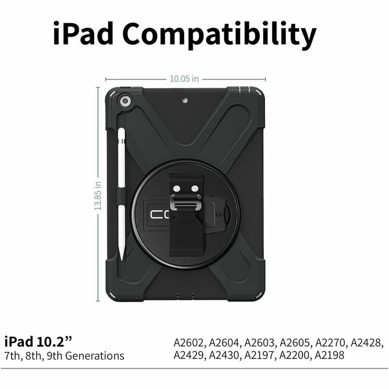 RUGGED CASE FOR IPAD 10.2IN WITHINTEGRATED SCREEN PROTECTOR (GE - Thumbnail 2