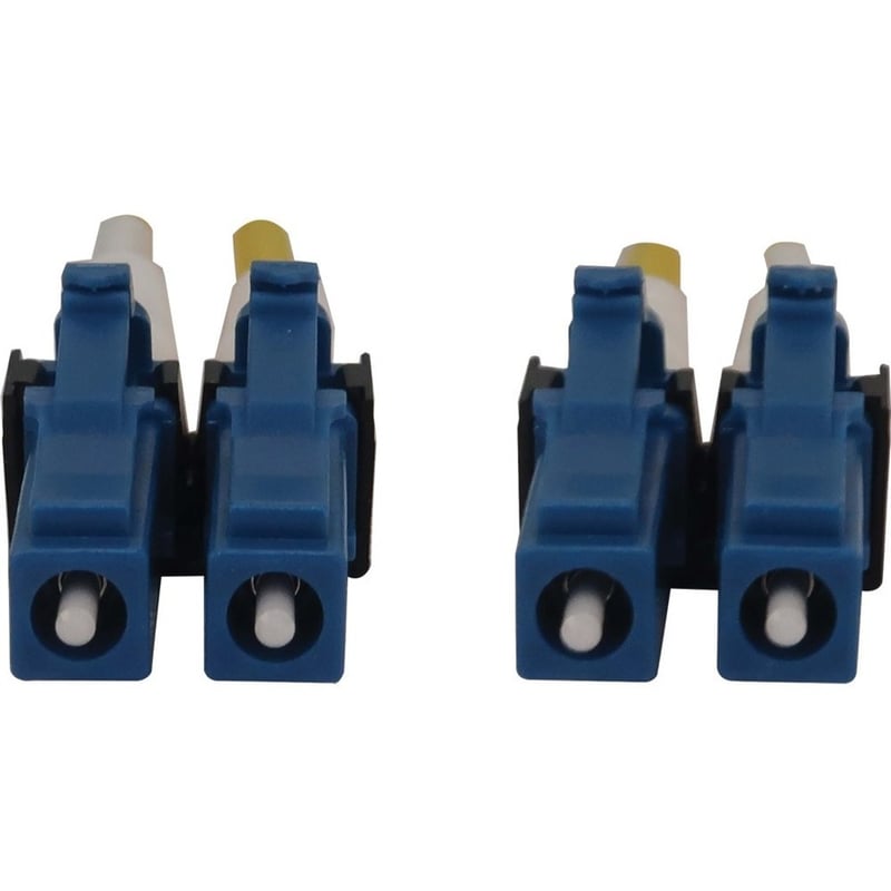 Eaton Tripp Lite Series 400G Duplex Singlemode 9/125 OS2 Switchable Fiber Optic Cable (LC/UPC M/M), LSZH, Yellow, 4 m (13.1 ft.) - Thumbnail 3
