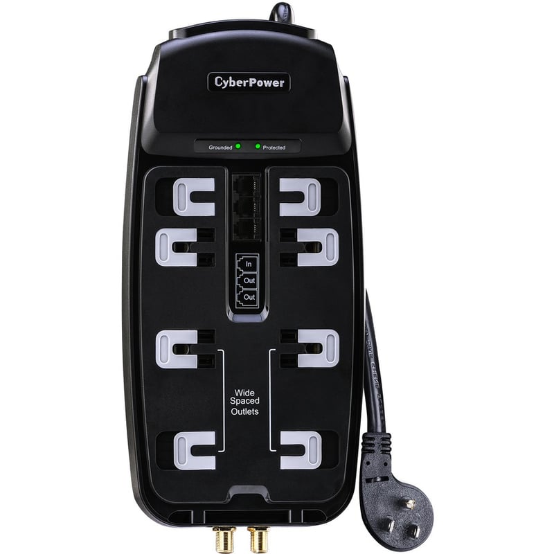 CyberPower CSHT808TC Home Theater 8 - Outlet Surge with 2850 J - Thumbnail 4