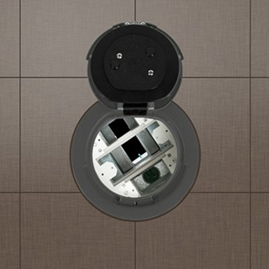 Wiremold Evolution 6AT2 Series Recessed Assembly with Flush Style Cover - Thumbnail 3
