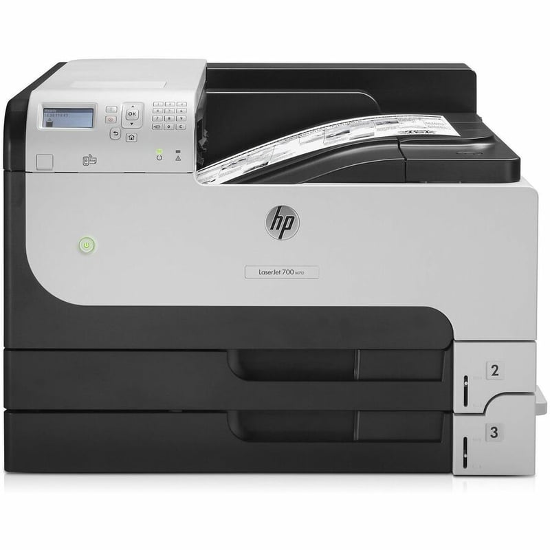 HP LaserJet 700 M712DN Desktop Laser Printer - Monochrome - Thumbnail 2