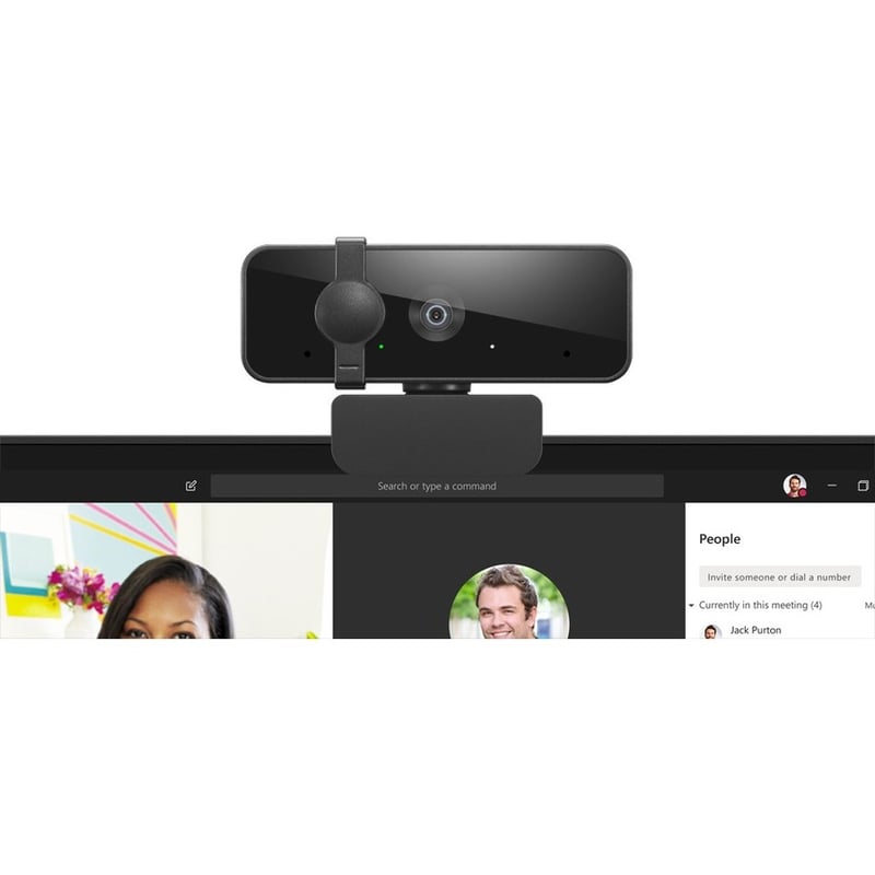 Lenovo Essential Webcam - 2 Megapixel - Black - USB 2.0 - 1 Pack(s) - Thumbnail 3