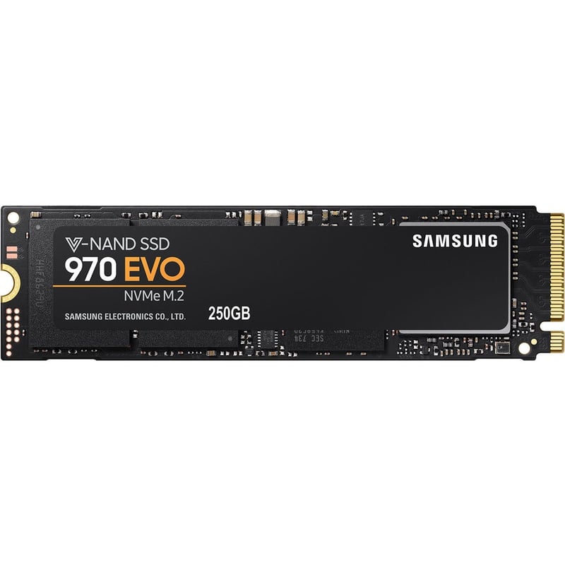 Samsung 970 EVO MZ-V7E250BW 250 GB Solid State Drive - M.2 2280 Internal - PCI Express (PCI Express 3.0 x4) - Thumbnail 1