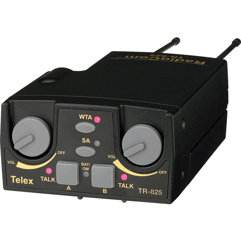 UHF BELTPACK, 2CH, BAND FD, 4M HEADSET