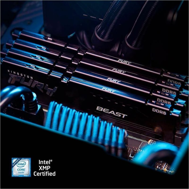 32GB 6800MT/S DDR5 CL34 DIMM (KIT OF 2) FURY BEAST RGB EXPO - Thumbnail 3