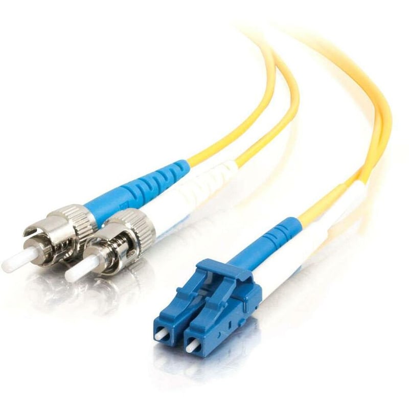 10M FIBER SMF LC/ST 9/125 DUPLEX YELLOW PATCH CORD - Thumbnail 1
