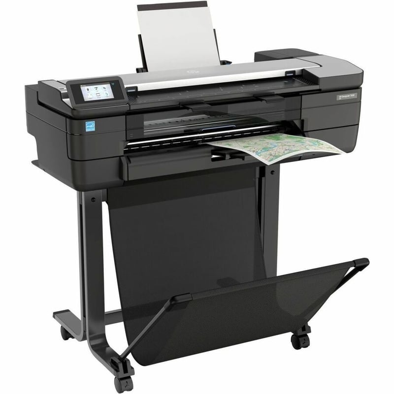 HP Designjet T830 Inkjet Large Format Printer - Includes Printer, Copier, Scanner - 24" Print Width - Color - Thumbnail 4