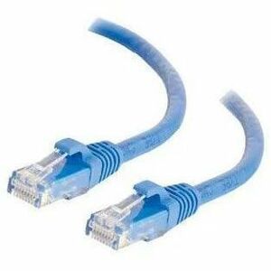 Lenovo C2G Cat6 Snagless Unshielded (UTP) Ethernet Network Patch Cable, 15 ft - Blue - Thumbnail 1