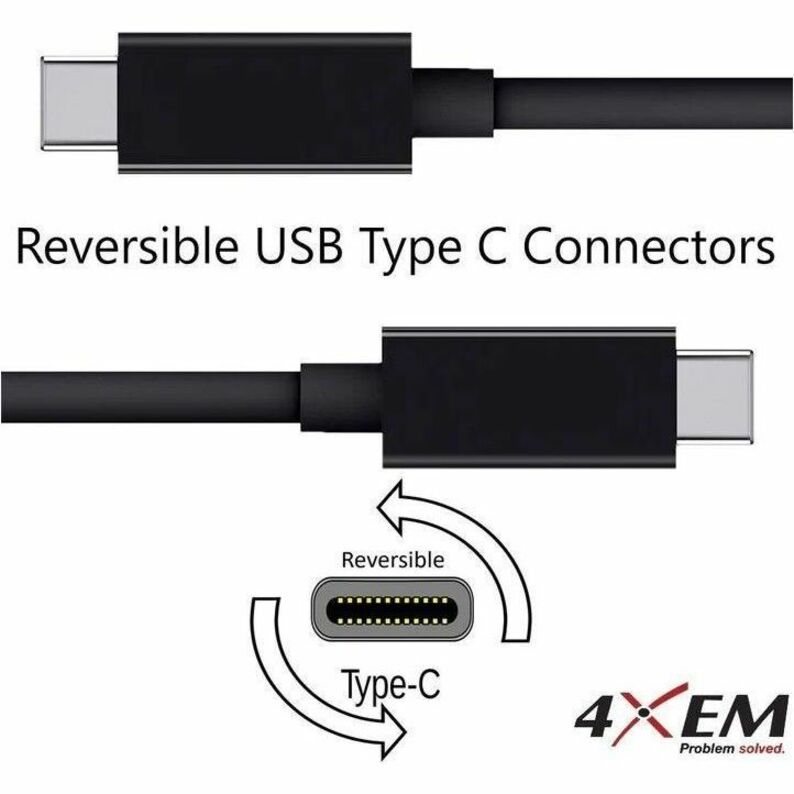 4XEM 65W 10FT USB-C to USB-C Laptop Triple USB GaN Charging Kit - with Display - Thumbnail 4