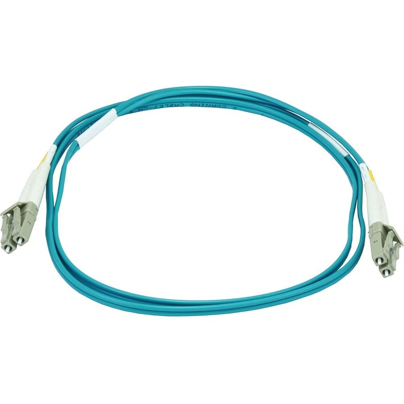 LC/LC, MULTI MODE, DUPLEX - 1 METER (50/125 TYPE) - AQUA - Thumbnail 1