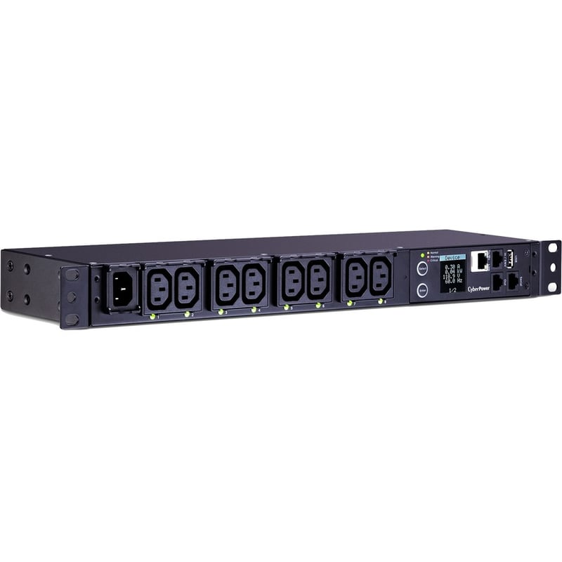 CyberPower PDU81004 100 - 120 VAC 15A Switched Metered-by-Outlet PDU - Thumbnail 3