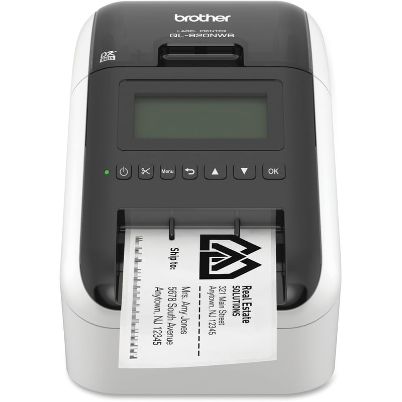 Brother QL-820NWB Label Printer - Direct Thermal - Monochrome - Thumbnail 2