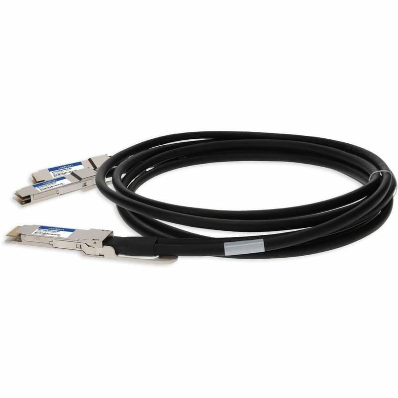 AddOn Mellanox® MCP7H60-W01AR30 Compatible TAA Compliant 400GBase-CU QSFP-DD 400G to 2xQSFP56 200G PAM-4 Direct Attach Cable (Passive Twinax, 1.5m) - Thumbnail 2