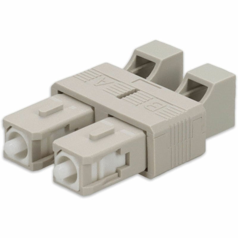 AddOn SC Male to LC Female MMF Duplex Fiber Optic Adapter - Thumbnail 1