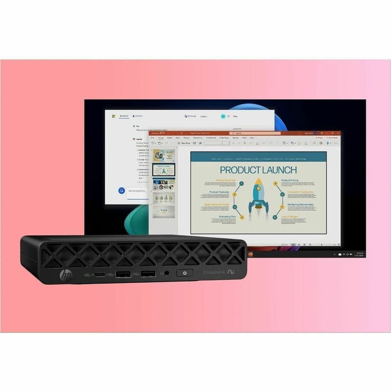 SMART BUY ELITEDESK 8 MINI G1A AI RAI7P350 16GB/512GB PC - Thumbnail 5